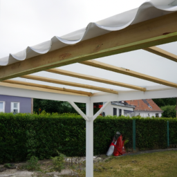 Installation de pergola en PVC Saint-François